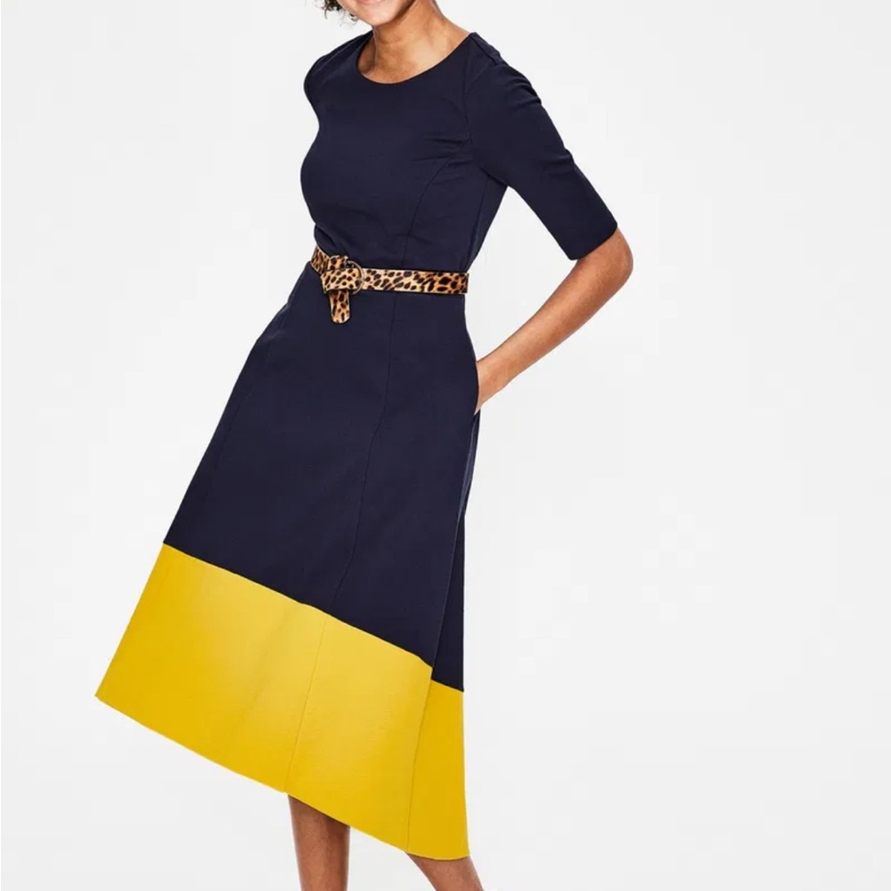 Boden Wren Ponte Midi Dress